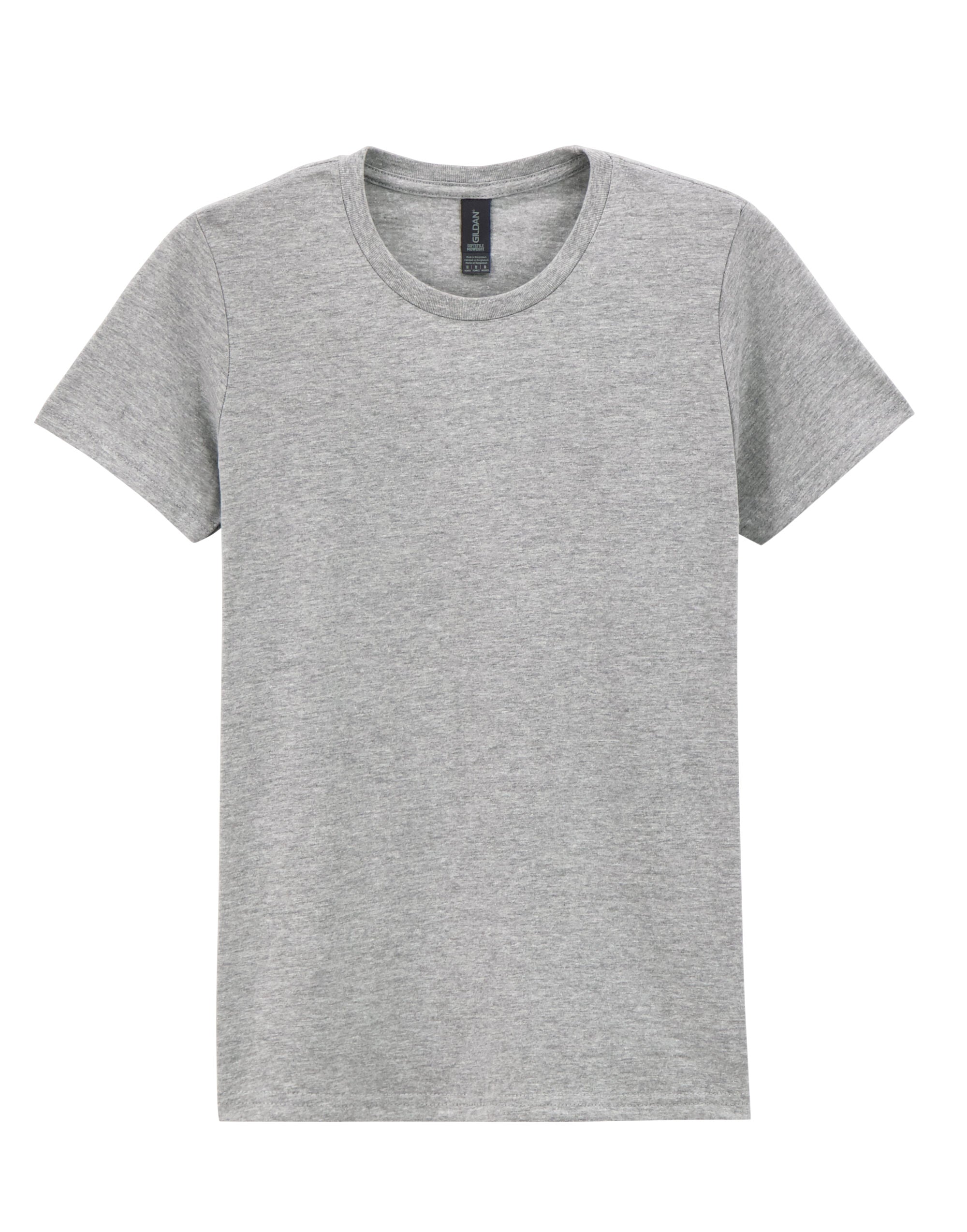 Gildan Softstyle Women’s Midweight T-Shirt 65000L - Sport Grey (RS) - Customisable Shirts
