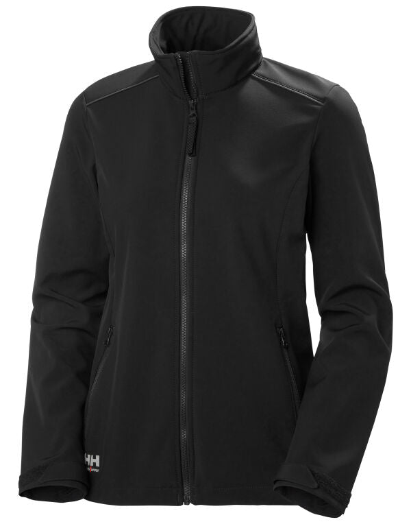 Helly Hansen W Manchester 2.0 Sofs Jacket 74241 - Black S - Customisable Jacket