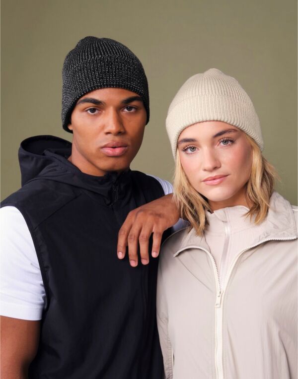Streetlite Reflective Beanie - B325R - - Customisable Caps &amp; Hats Etc