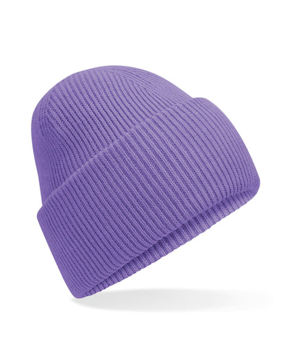 Beechfield Classic Deep Cuffed Beanie B385R - Violet O S - Customisable Beanies