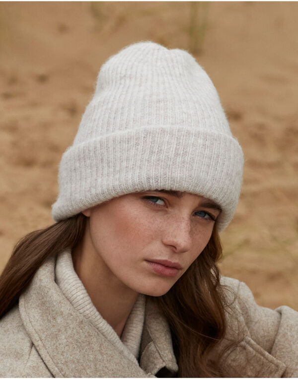 B386 - B386 - Grey Marl O S - Customisable HEADWEAR