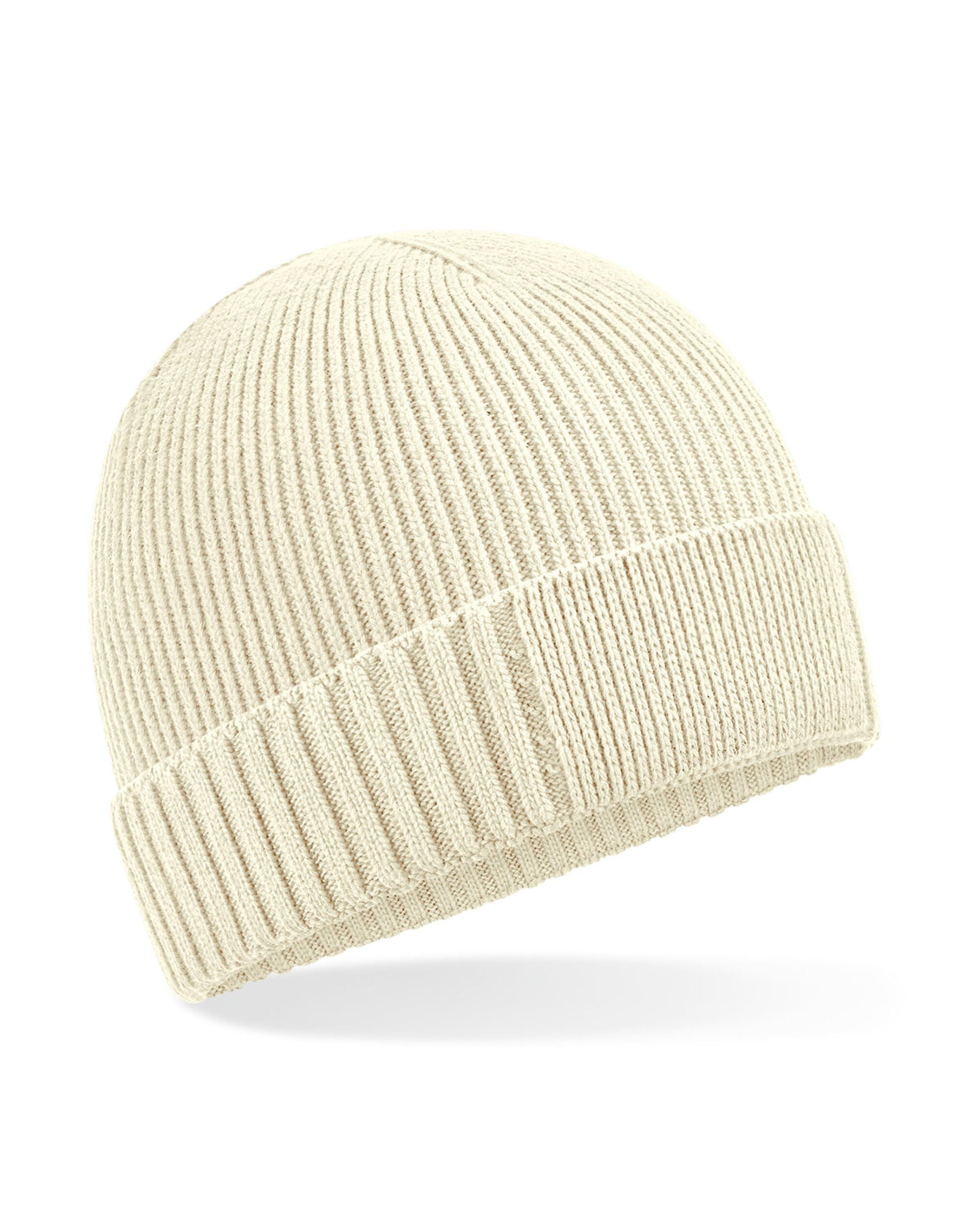 Beechfield Organic Cotton Patch Beanie B438N - - Customisable Beanies