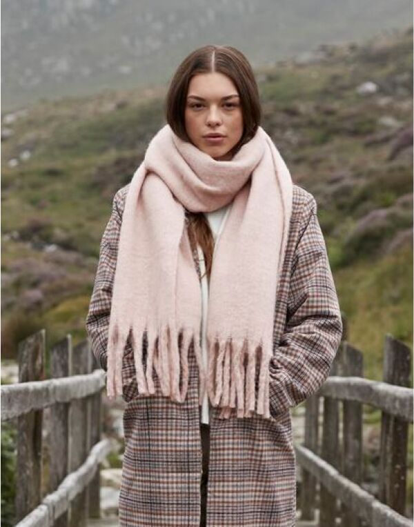 Fluffy Scarf - B496R - - Customisable Scarves And Neckwear