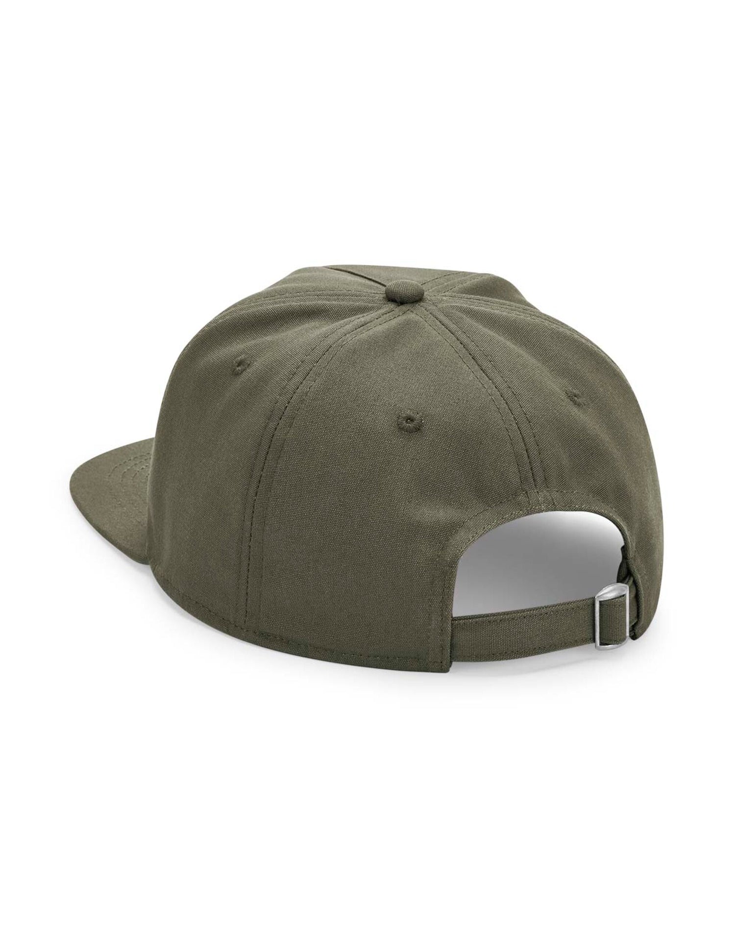 Beechfield Organic Cotton 5 Panel Cap B64N - Olive O S - Customisable Caps