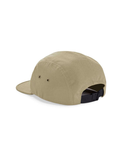 Beechfield Canvas 5 Panel Cap B654 - Desert Sand O S - Customisable Caps