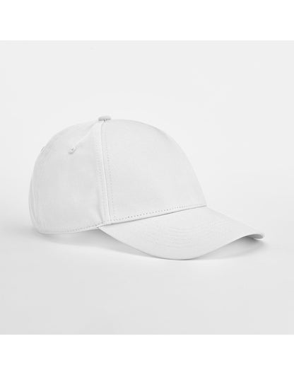 Beechfield EA Organic 5 Panel Cap B825 - White O S - Customisable Caps