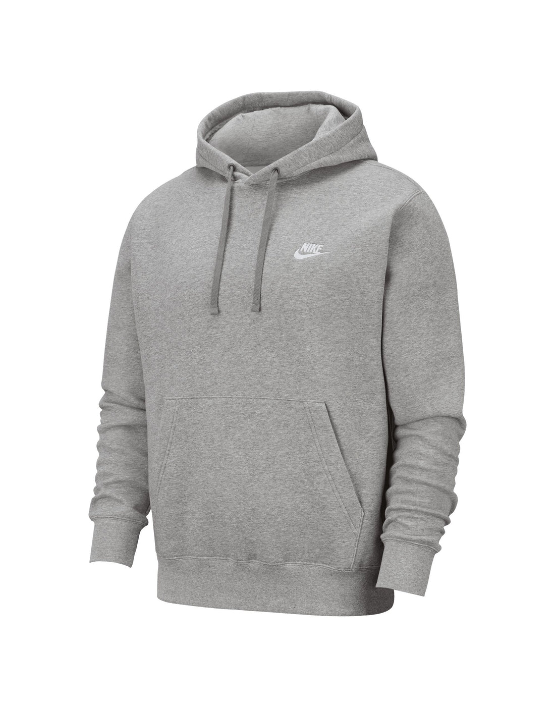 Nike Sportswear Club Hoodie BV2654 - Dark Grey Heather Matte Silver White - Customisable Hoodies