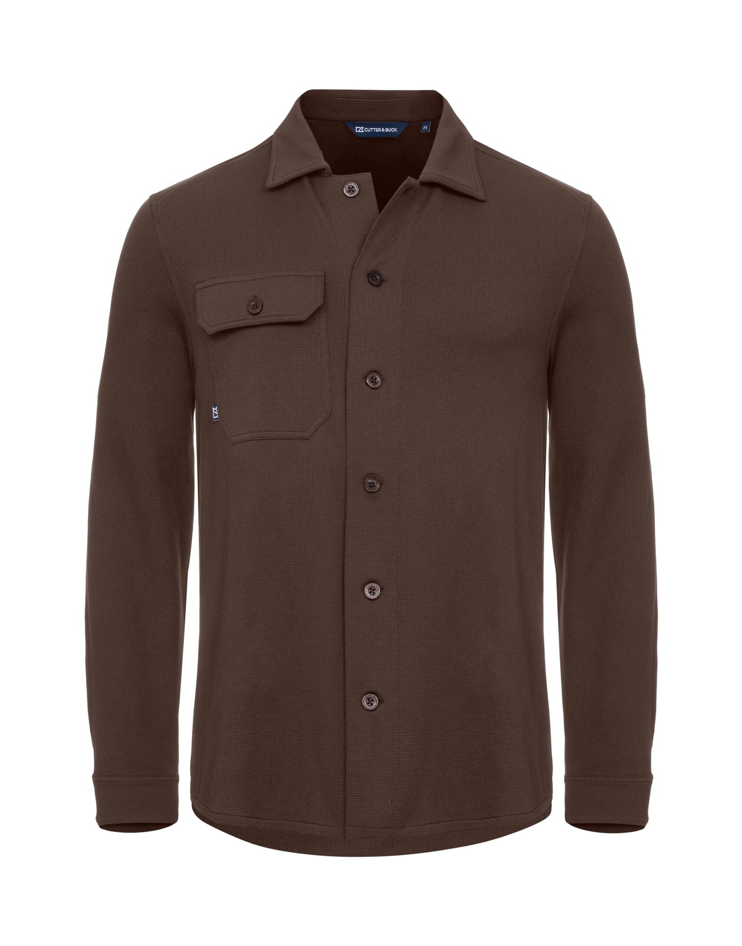 Cutter &amp; Buck - Advantage Leisure Shirt Men - Dark Mocca S - Customisable Shirt