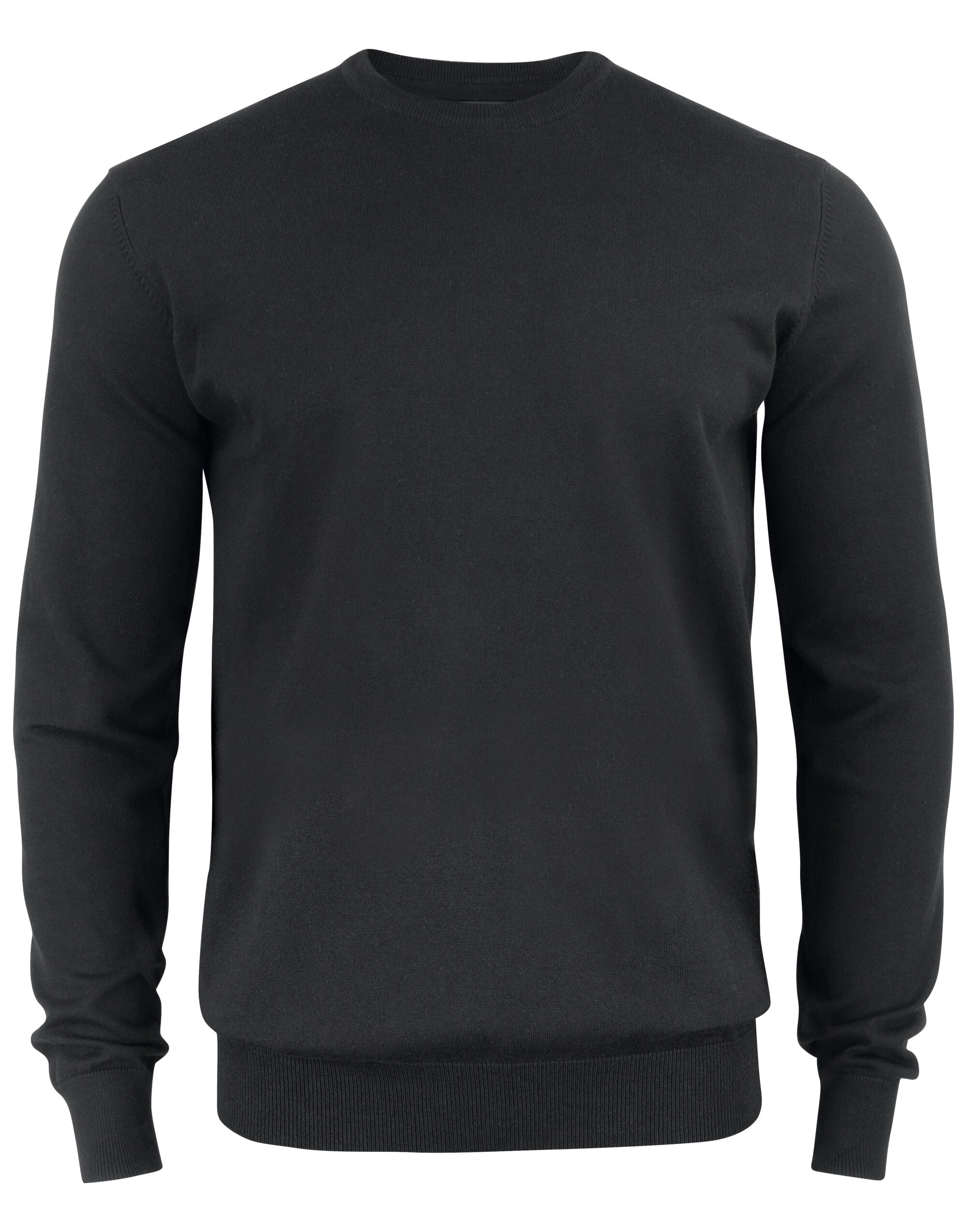 Cutter &amp; Buck - Oakville Crewneck Men - Black S - Customisable Knitwear