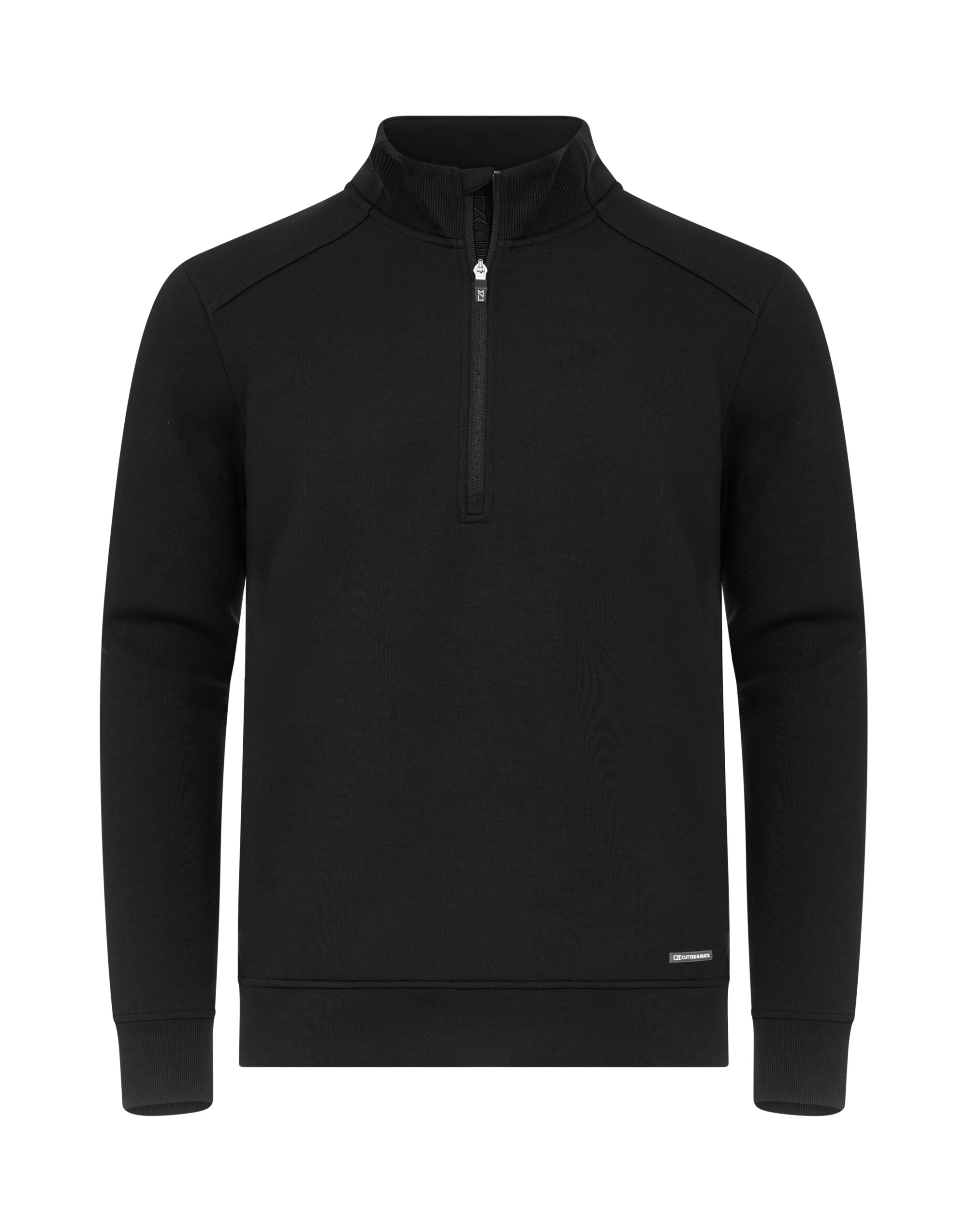 Cutter &amp; Buck - Pemberton Half Zip Men - Black S - Customisable Sweatshirts And Hoodies