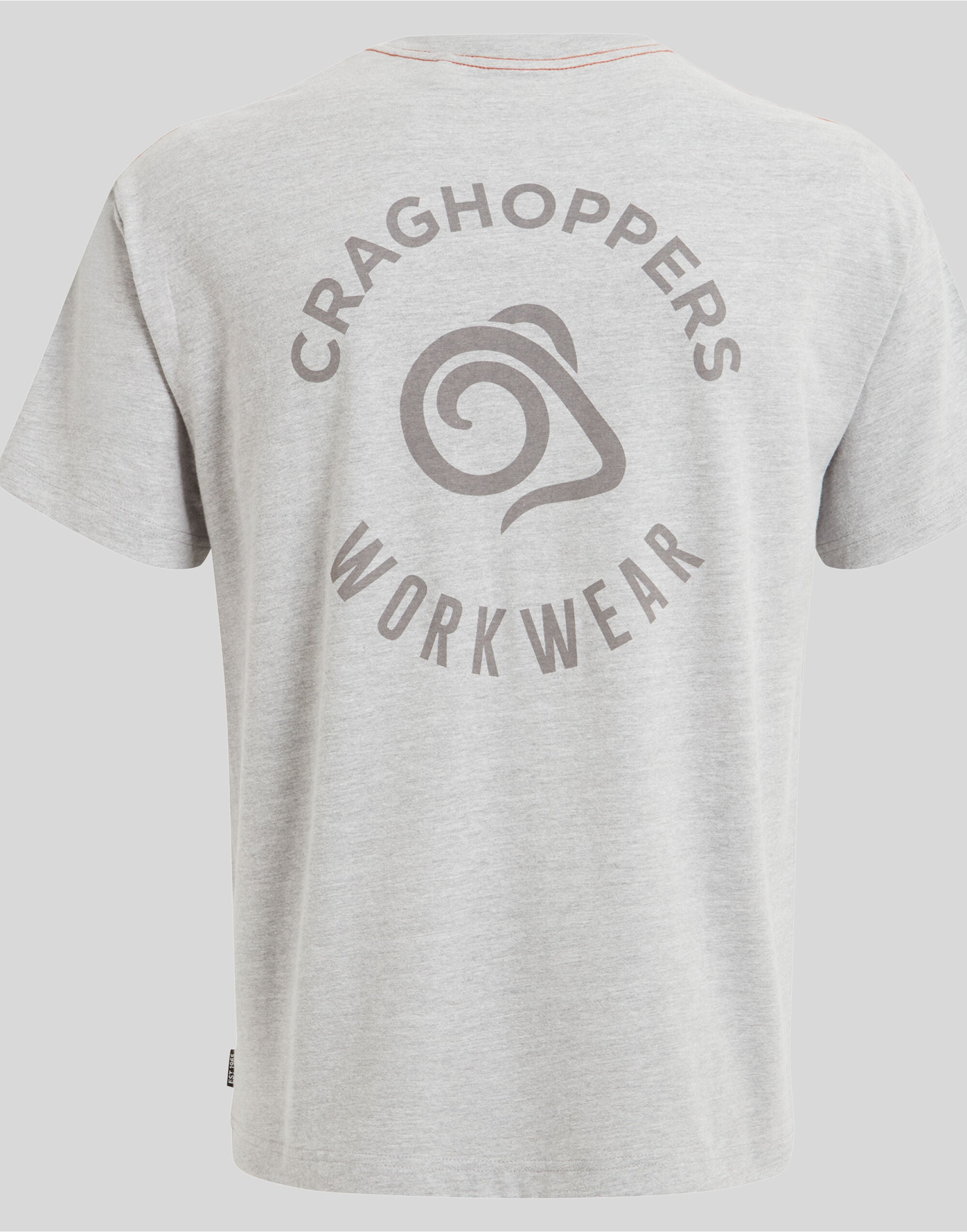 Craghoppers Workwear Wakefield Pocket T CET004 - Soft Grey Marl - Customisable T-Shirt