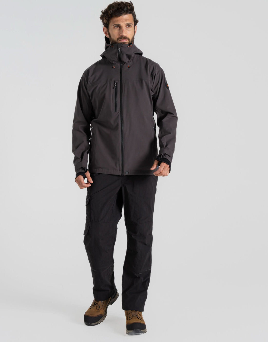 Workwear Richmond Stretch Jk CEW012 - Carbon Grey XL - Customisable Workwear