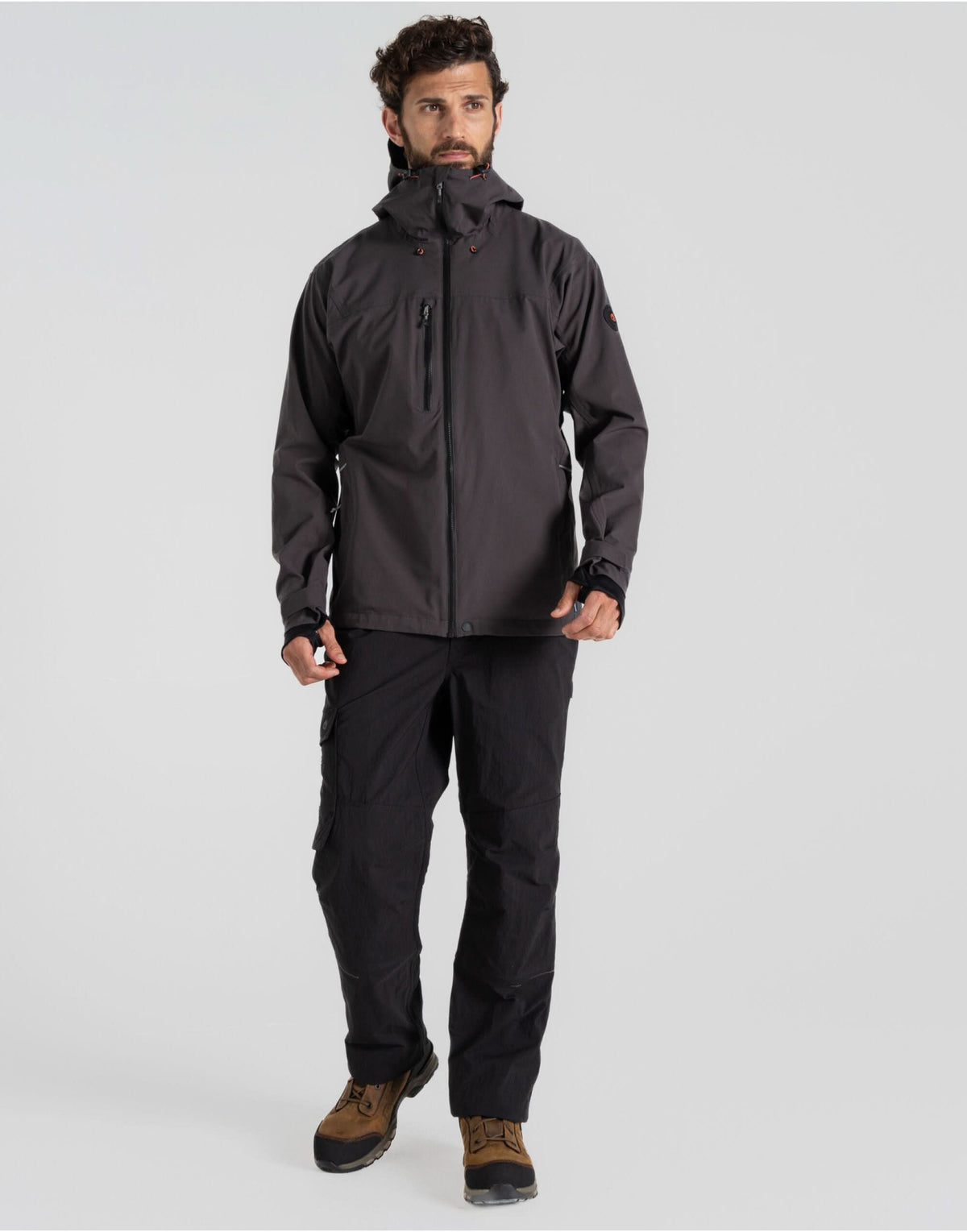 Workwear Richmond Stretch Jk - CEW012 - Carbon Grey - Customisable Workwear