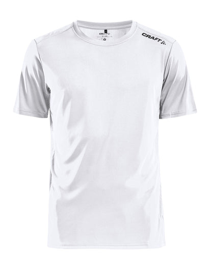 Craft Mens Rush SS Tee CR1907361 - White - Customisable T-Shirt