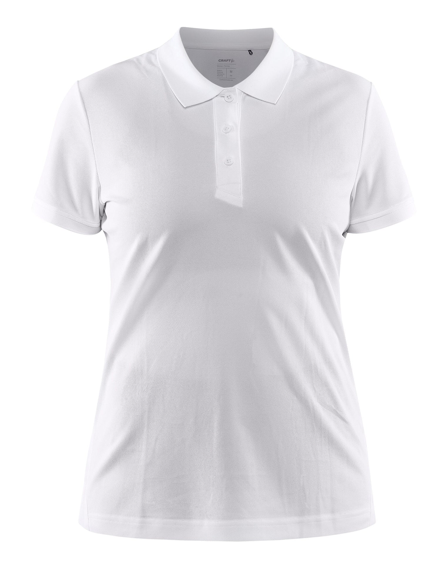 Craft Ladies Core Unify Polo Shirt CR1909139 - White - Customisable Polos