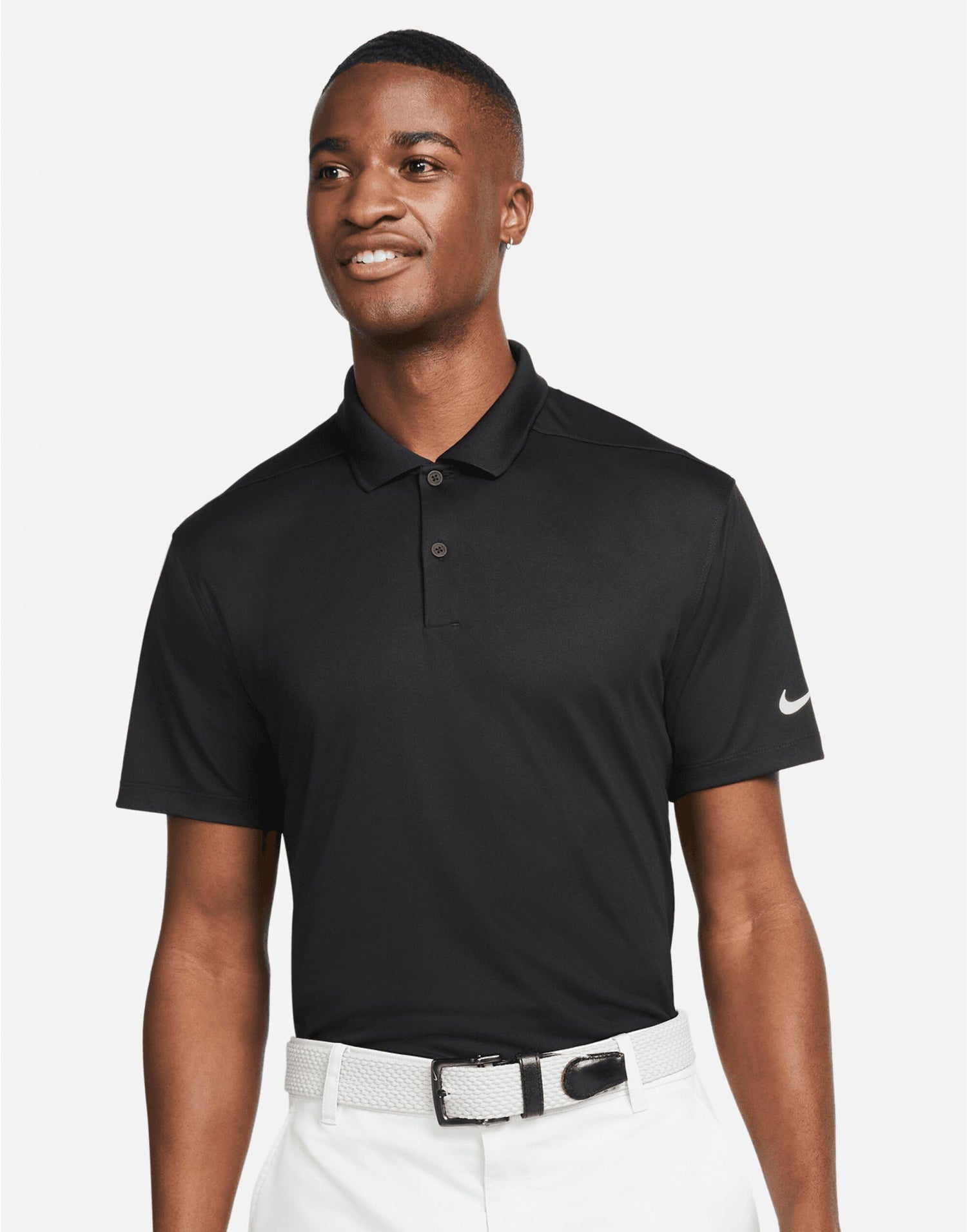 Nike Dri FIT Victory Solid Polo DH0824 - Black - Customisable Polo Shirts