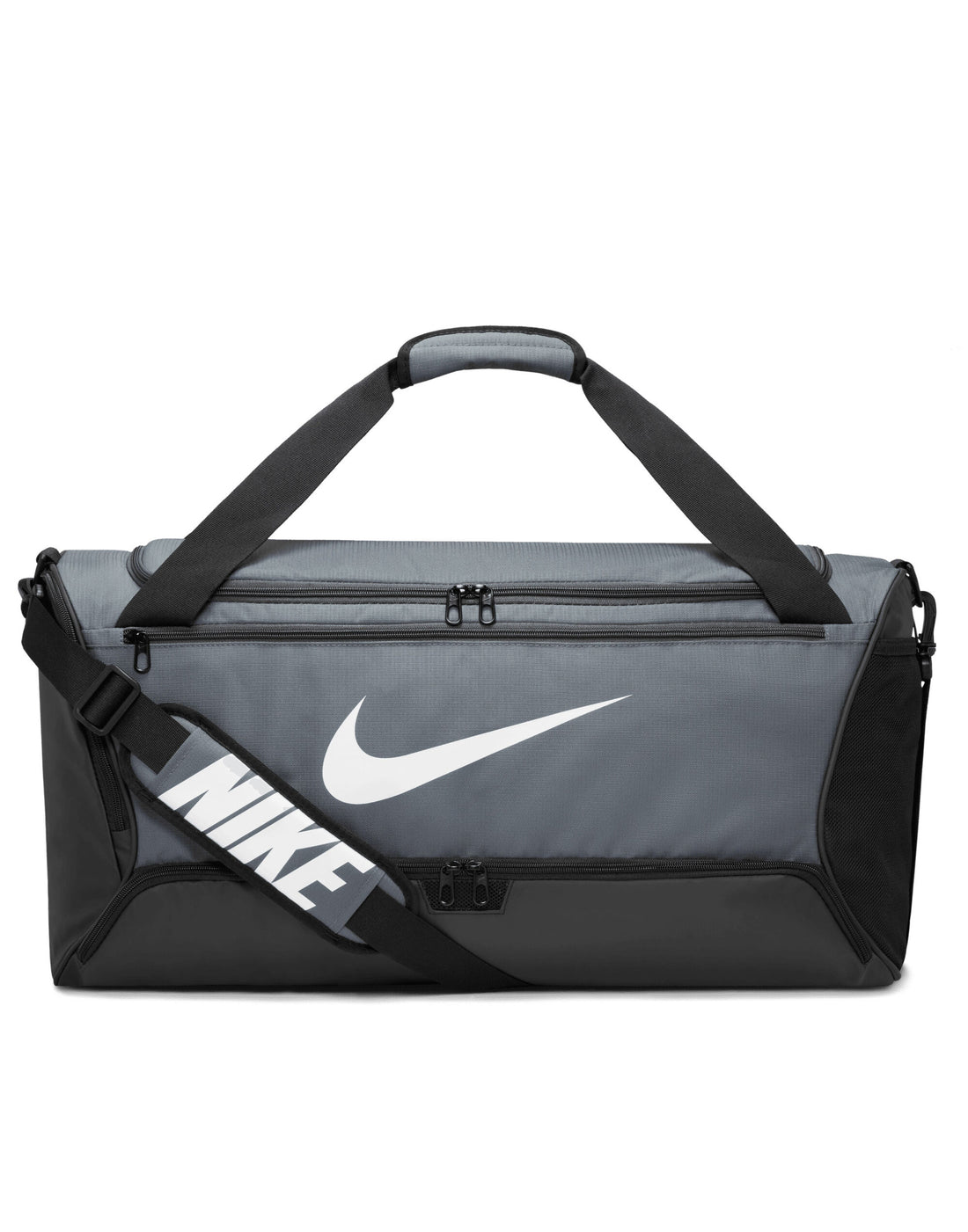 Nike Brasilia Training Duffle Bag 60L dh7710 - Iron Grey Black White O S - Customisable Bags