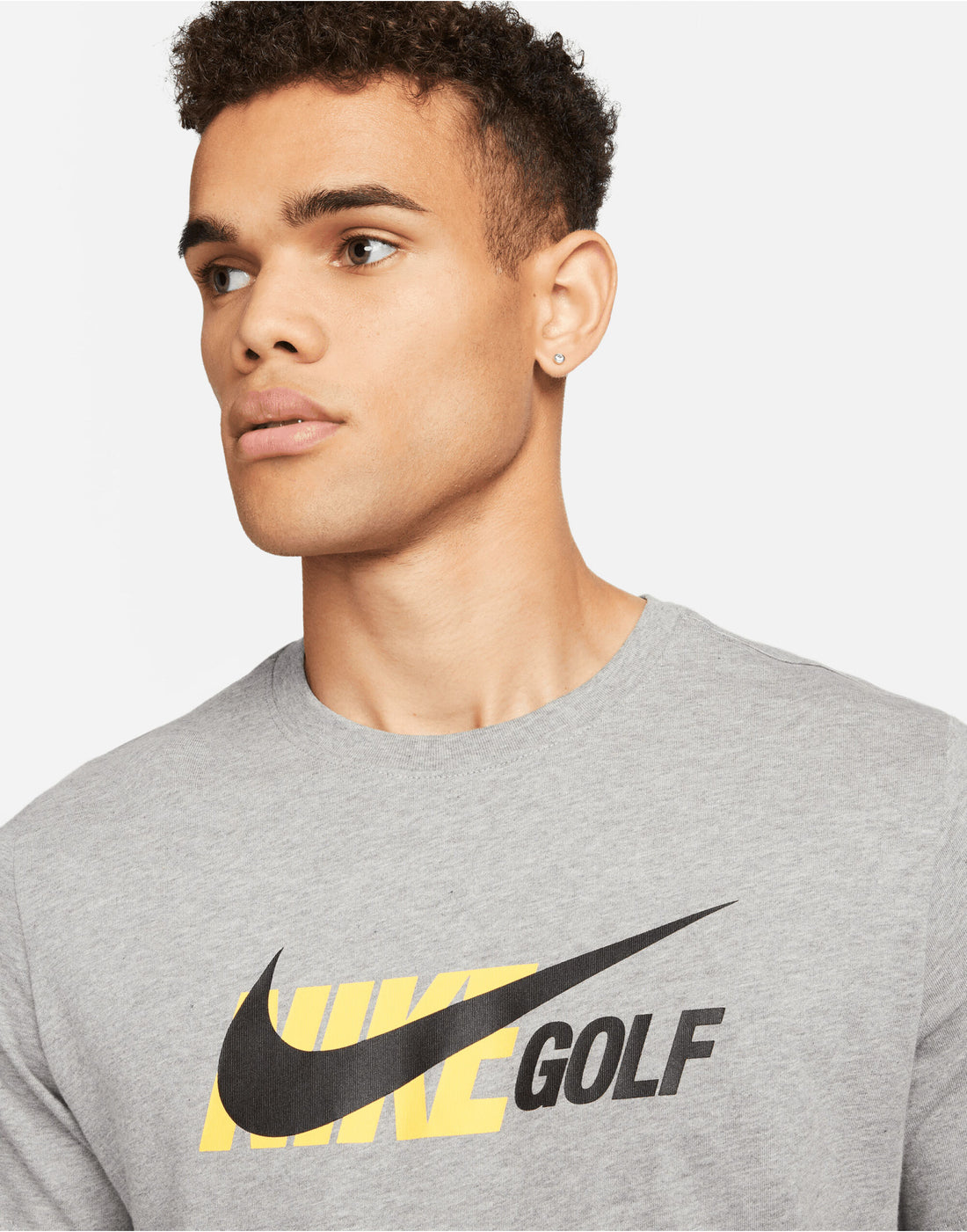 Nike Mens Tee Golf 1 DZ2643 - Dark Grey Heather - Customisable T-Shirt
