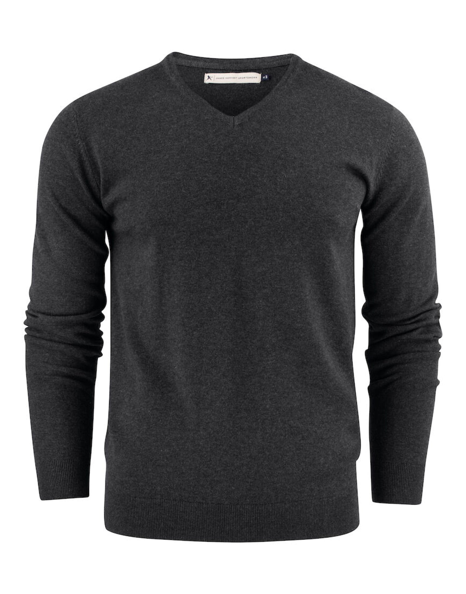 James Harvest Ashland V-Neck Knit Sweat HAR2112507 - - Customisable Sweatshirts