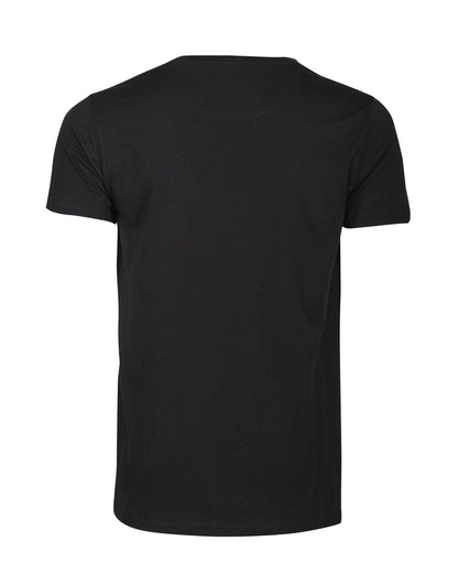 James Harvest Twoville Crew Neck T Shirt HAR2114005 - Black - Customisable T-Shirt