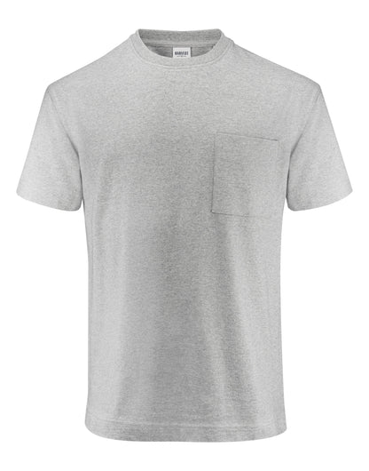 James Harvest Devons Relaxed Fit T Shirt HAR2134019 - Grey Melange - Customisable T-Shirt