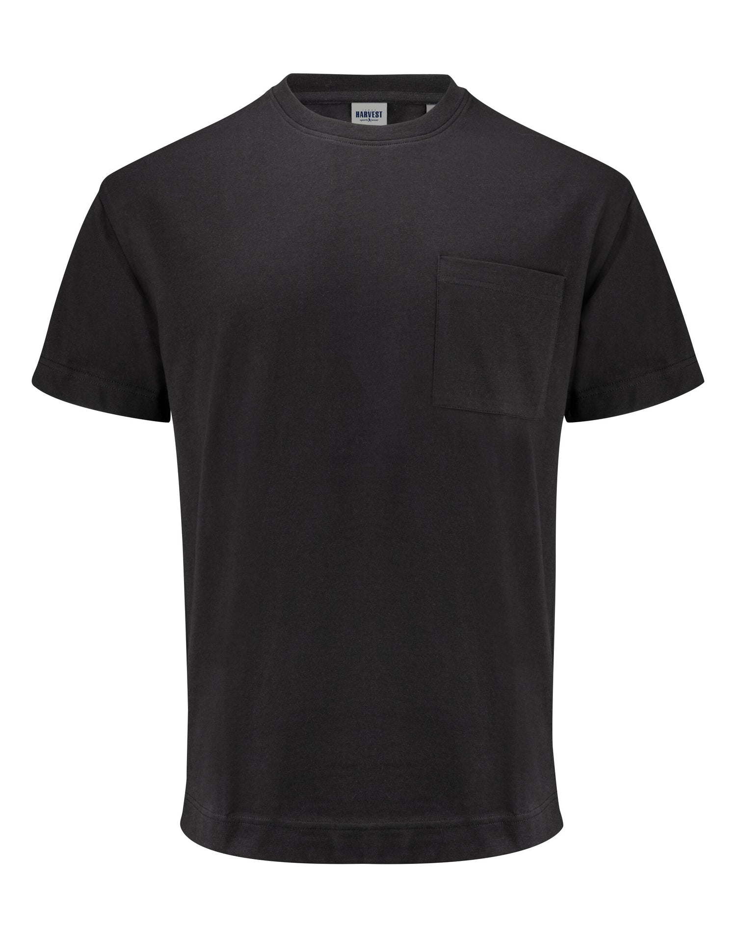 James Harvest Devons Relaxed Fit T Shirt HAR2134019 - Black - Customisable T-Shirt