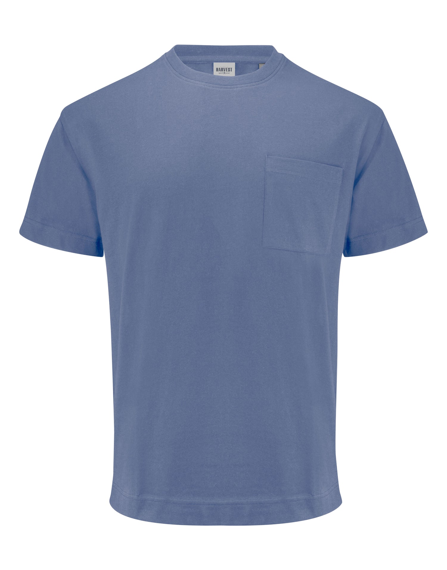 James Harvest Devons Relaxed Fit T Shirt HAR2134019 - Summer Blue - Customisable T-Shirt