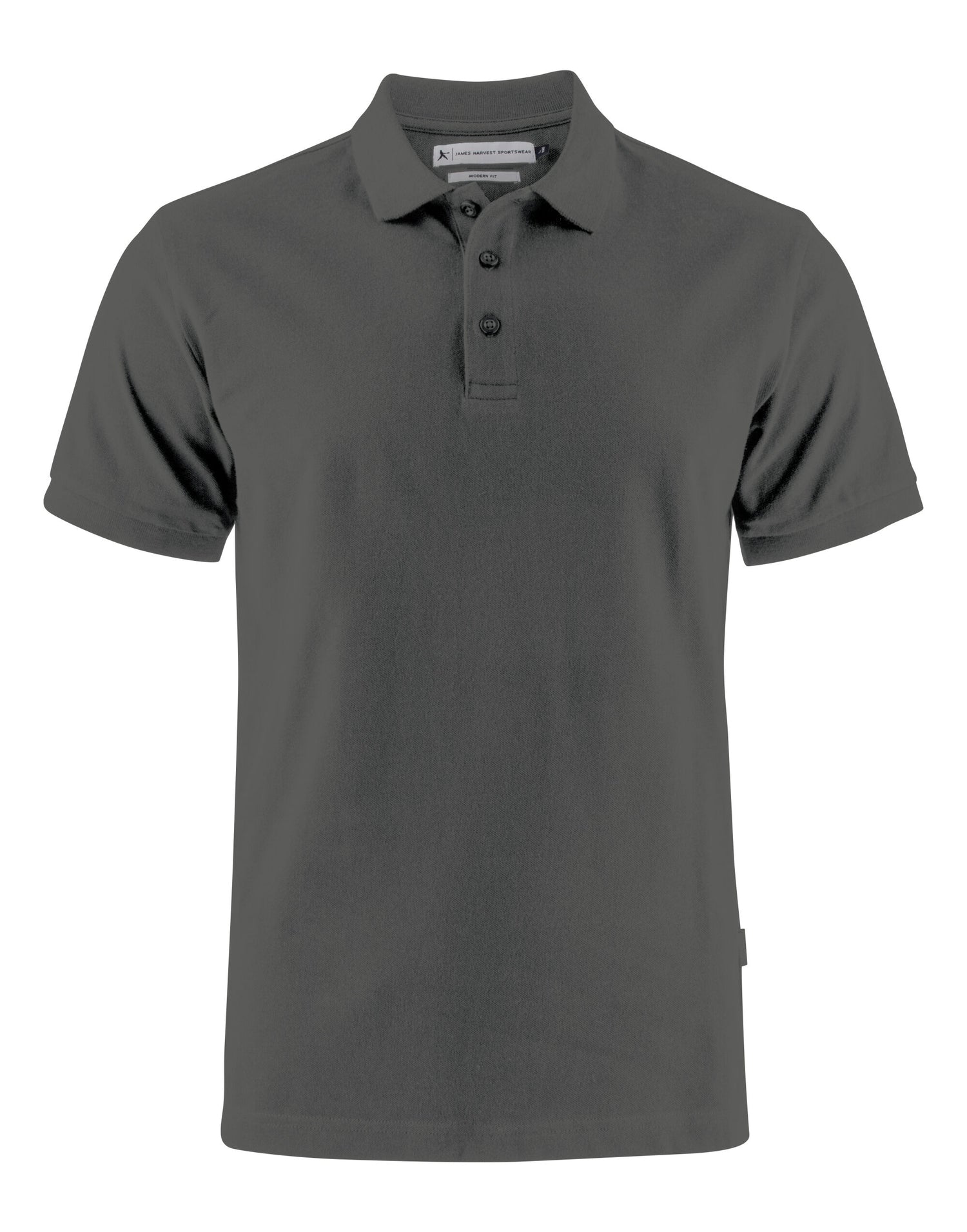 James Harvest Neptune Modern Polo HAR2135032 - Anthracite - Customisable Polos