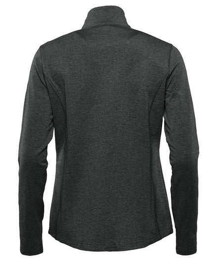 Stormtech LadysTreeline 14 Zip Pullover 2w - Black Heather - Customisable Outerwear