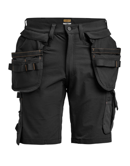 Jobman Craftsman Holster Shorts 4-Way Stretch JM2397 - Black - Customisable Shorts