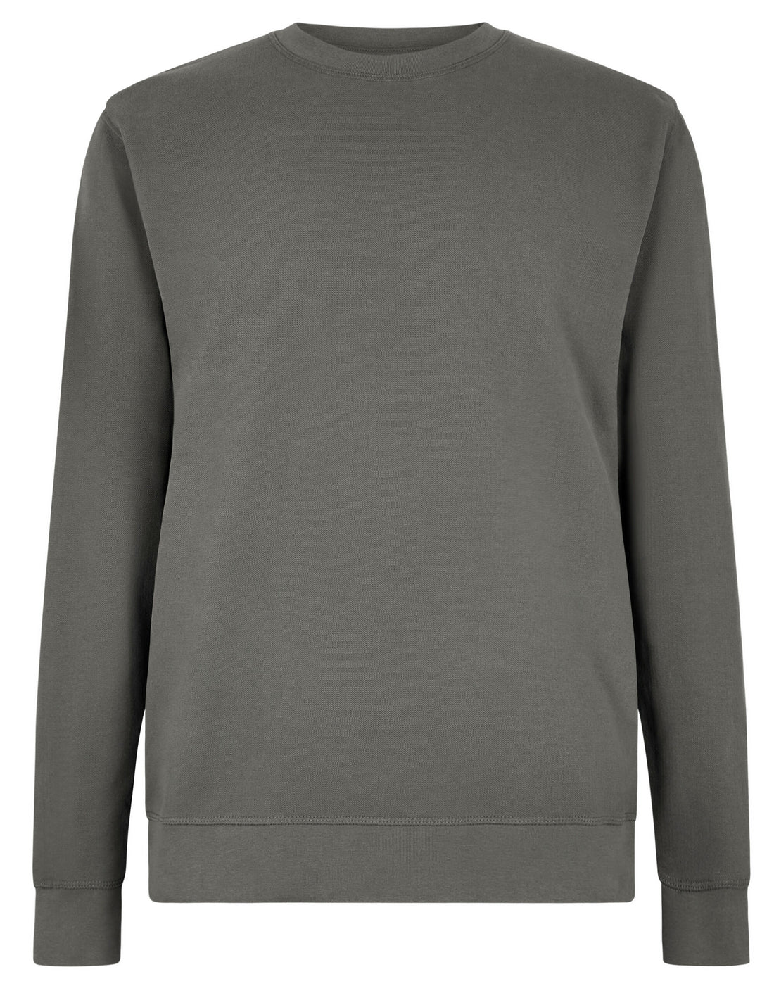 Kustom Kit Regular Fit Pique Sweatshirt KK337 - Dark Grey - Customisable Sweatshirts