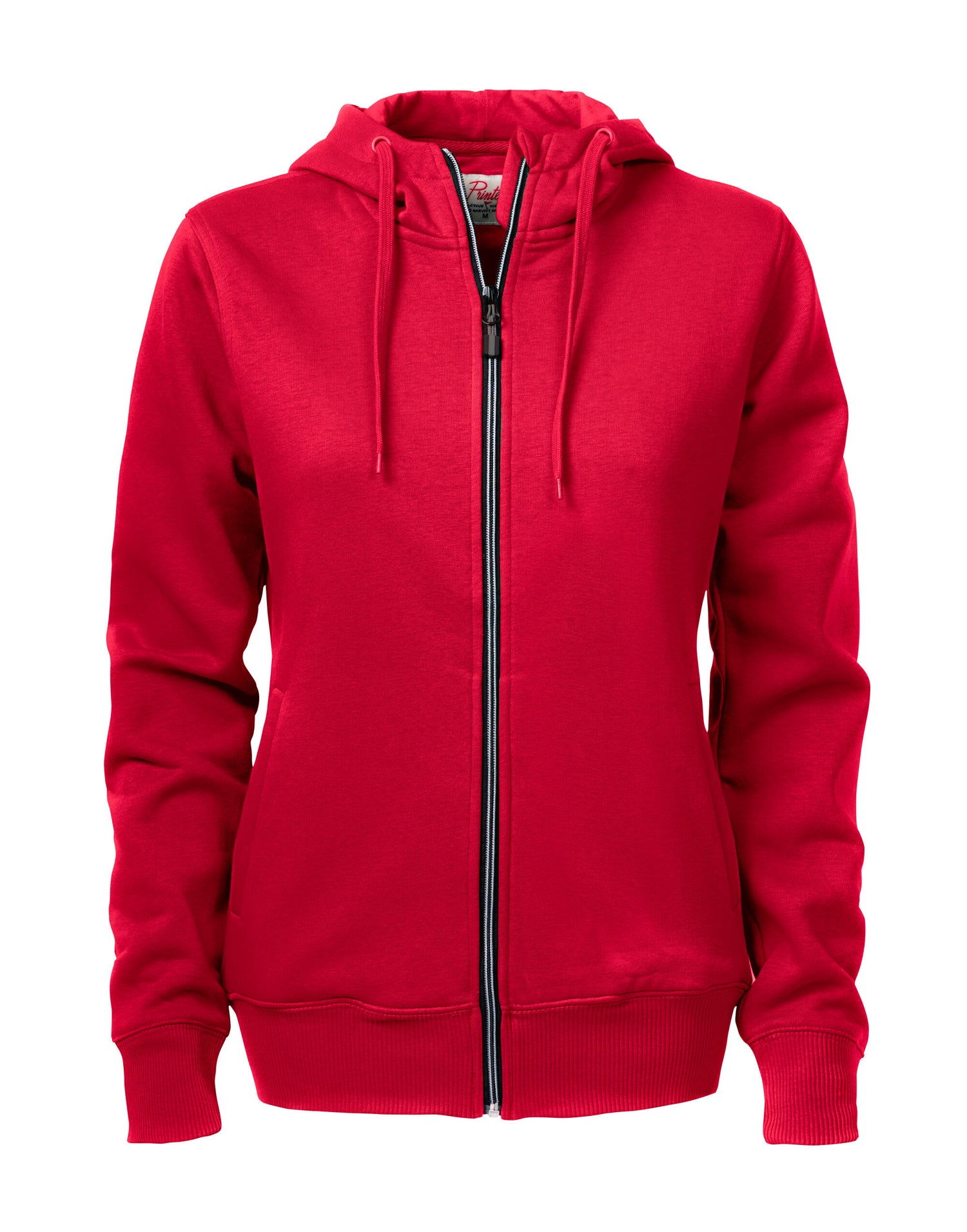 Printer Ladies Overhead Full Zip Hoody PE2262052 - Grey Melange - Customisable Sweatshirts