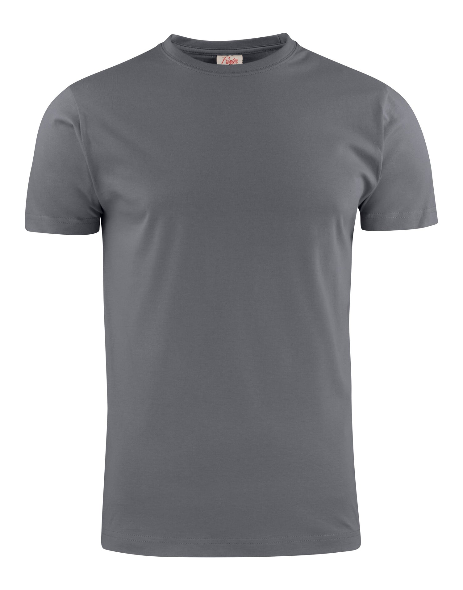 Printer Mens Heavy T Shirt PE2264020 - Steel Grey - Customisable T-Shirt