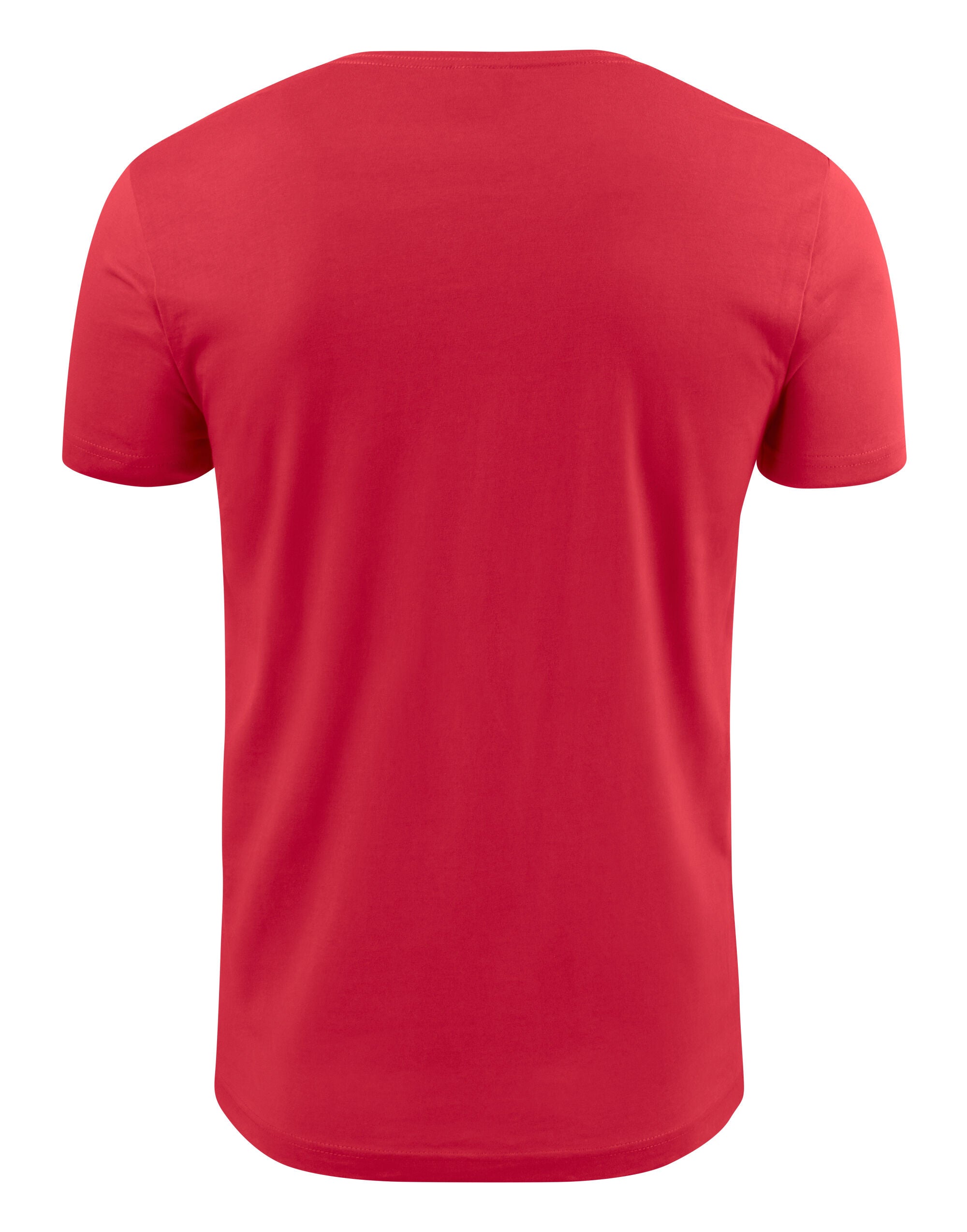Printer Mens Heavy V T Shirt PE2264024 - Red - Customisable T-Shirt