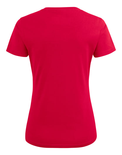 Printer Ladies Heavy V T Shirt PE2264025 - Red - Customisable T-Shirt