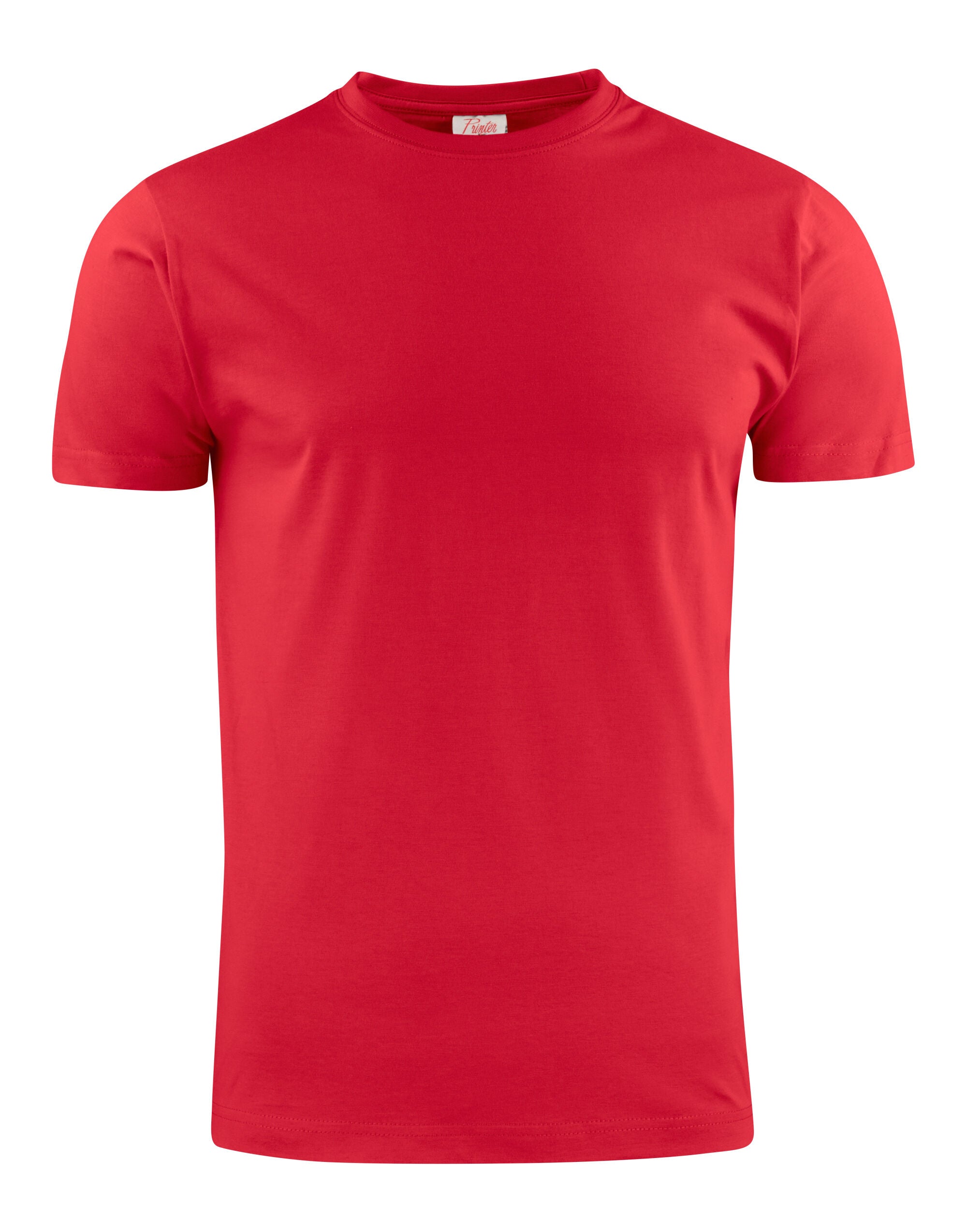 Printer Mens Light T Shirt RSX PE2264027 - Red - Customisable T-Shirt