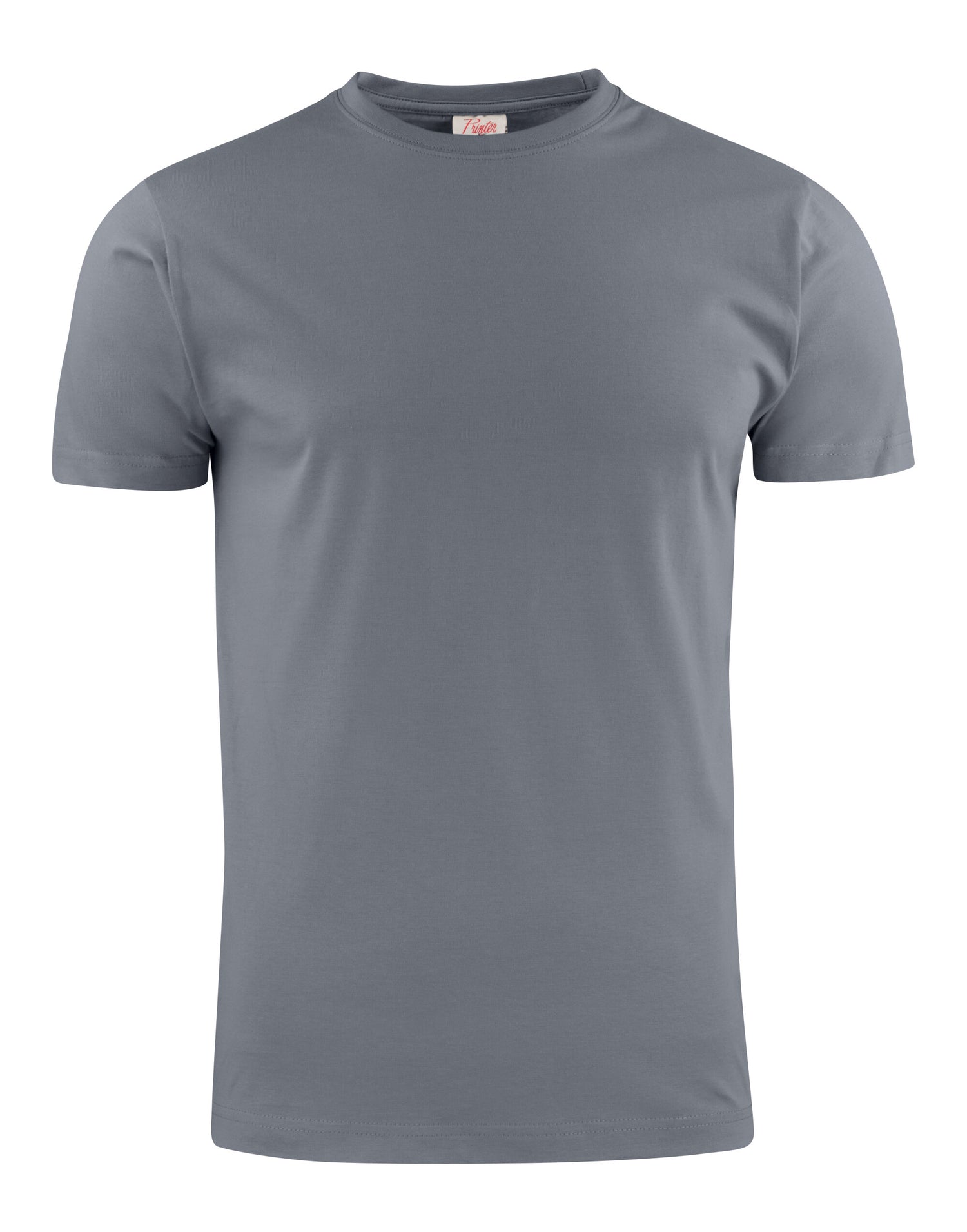 Printer Mens Light T Shirt RSX PE2264027 - Steel Grey - Customisable T-Shirt