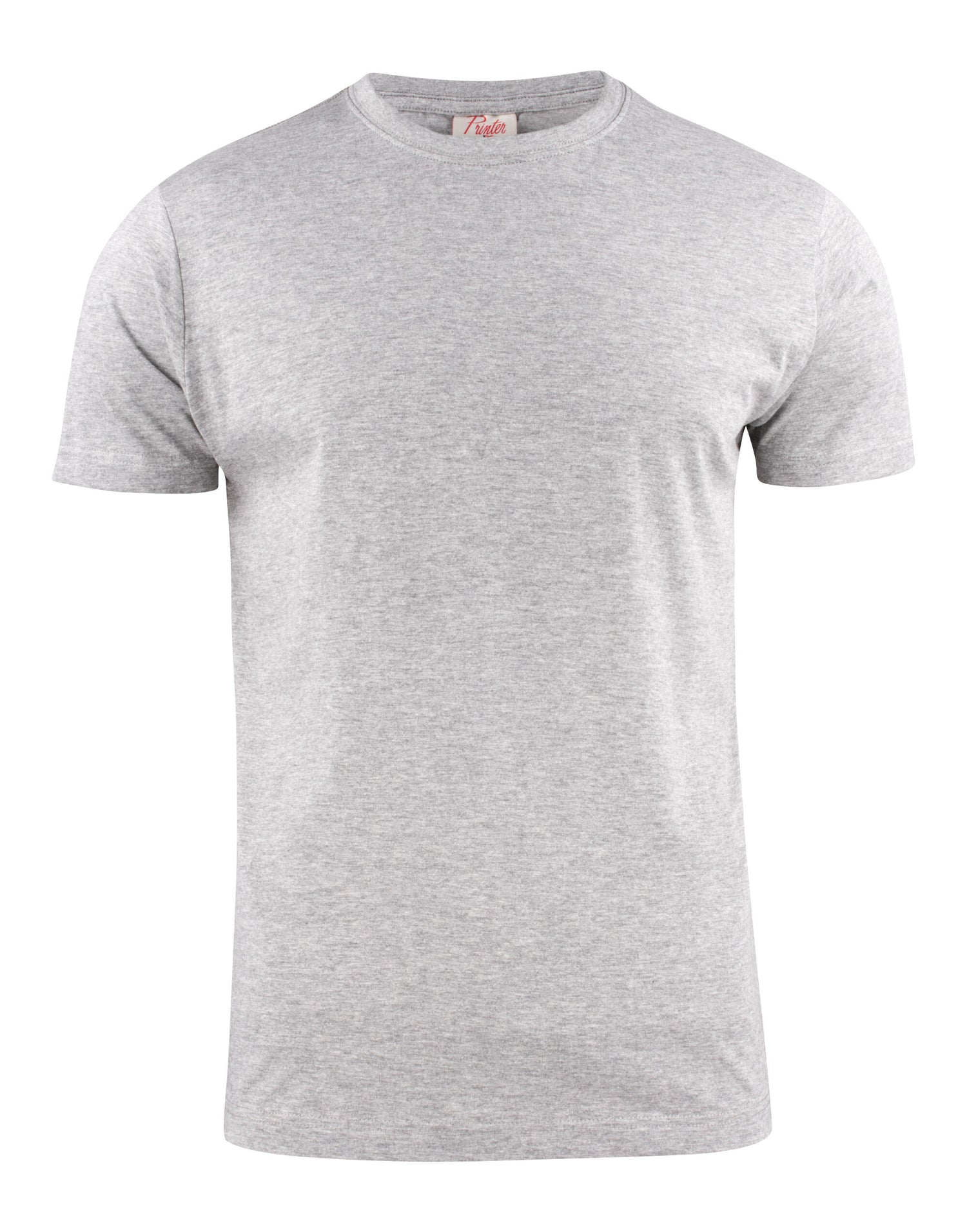 Printer Mens Light T Shirt RSX PE2264027 - Grey Melange - Customisable T-Shirt
