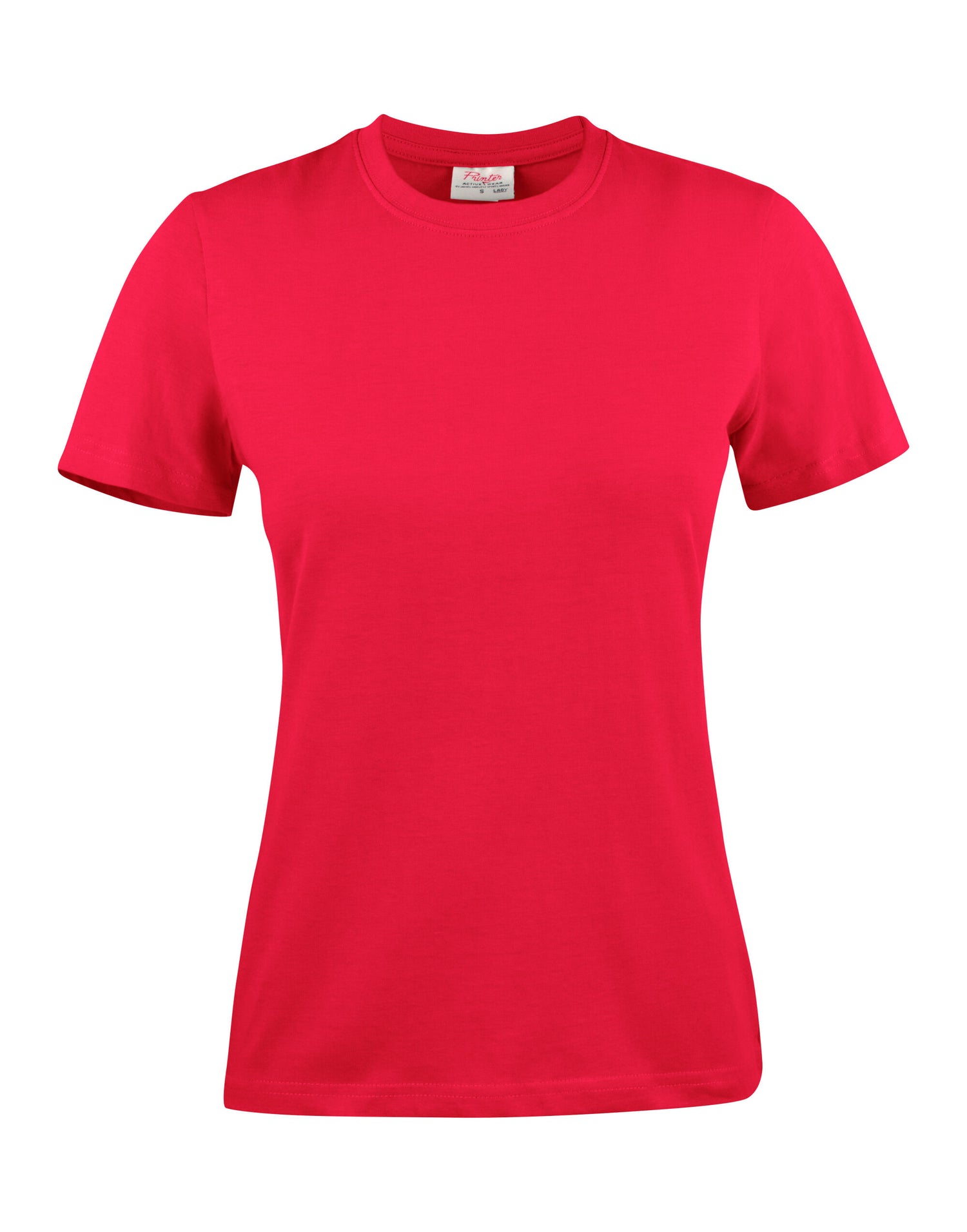 Printer Ladies Light T Shirt PE2264028 - Red - Customisable T-Shirt