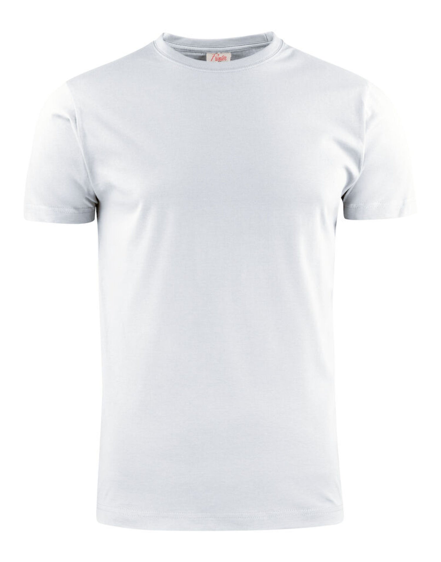Printer EShort Sleeveentials Heavier Pro T Shirt PE2264032 - White - Customisable T-Shirt