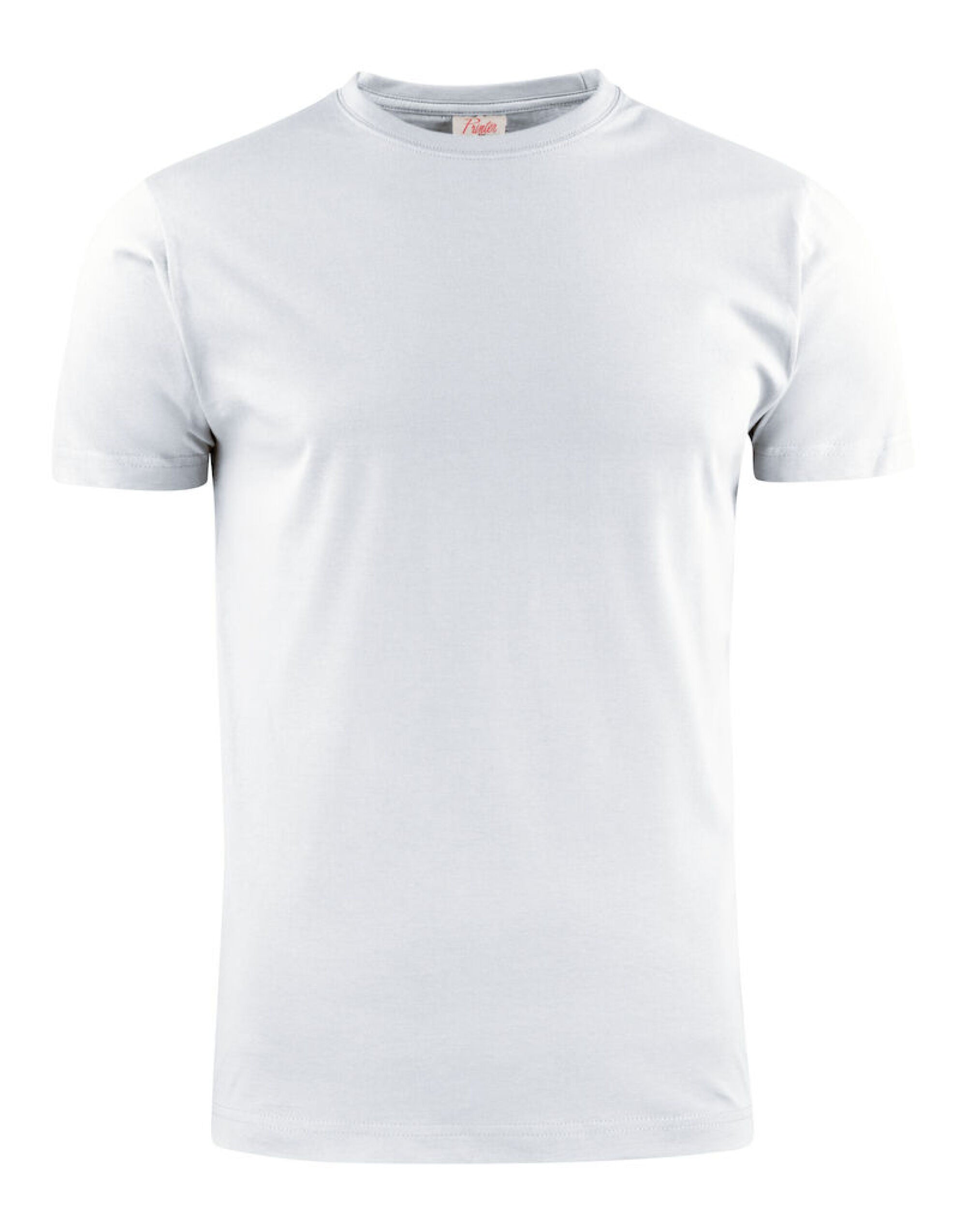 Printer EShort Sleeveentials Heavier Pro T Shirt PE2264032 - White - Customisable T-Shirt