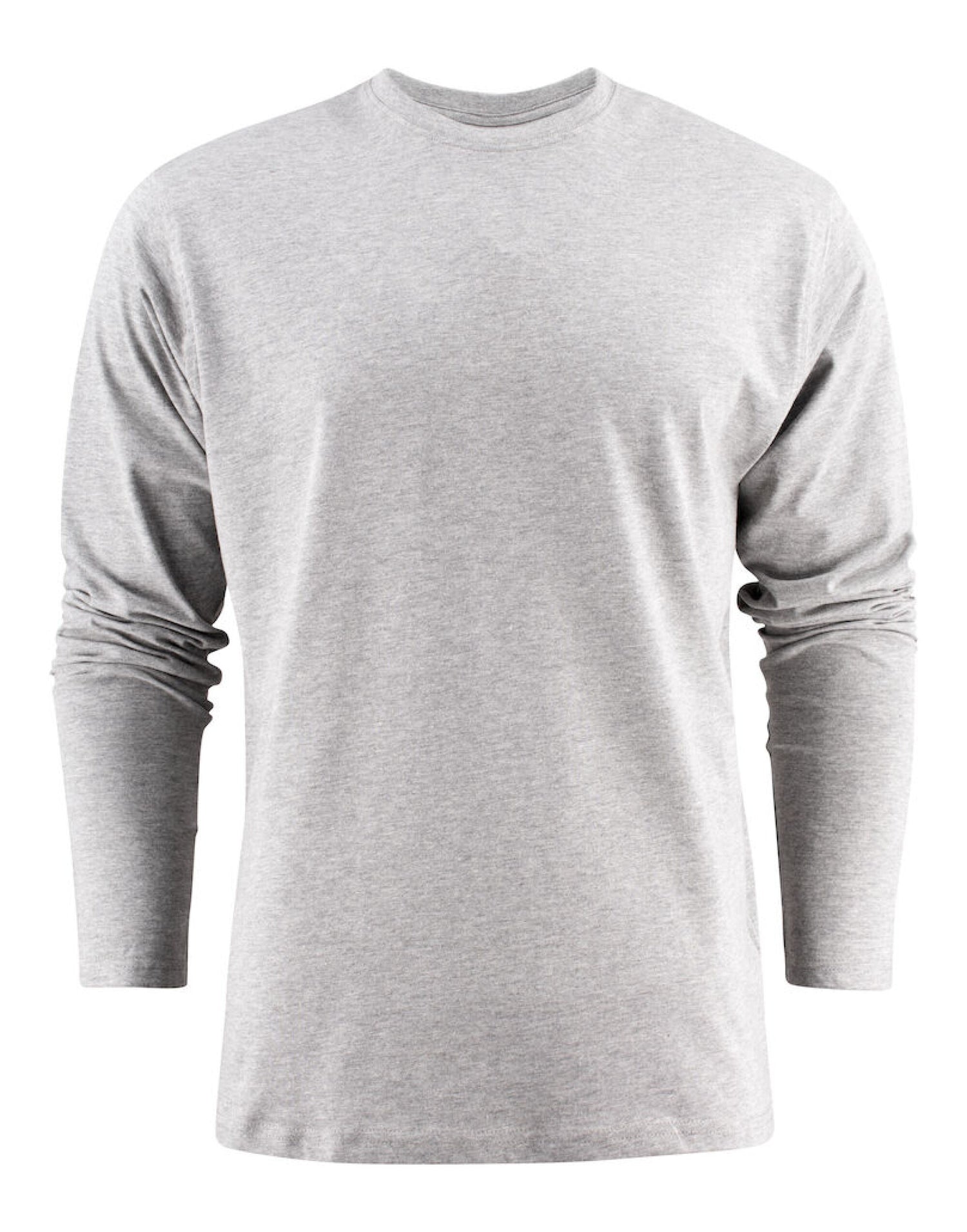 Printer EShort Sleeveentials Unisex Heavier Pro LS PE2264034 - Grey Melange - Customisable T-Shirt