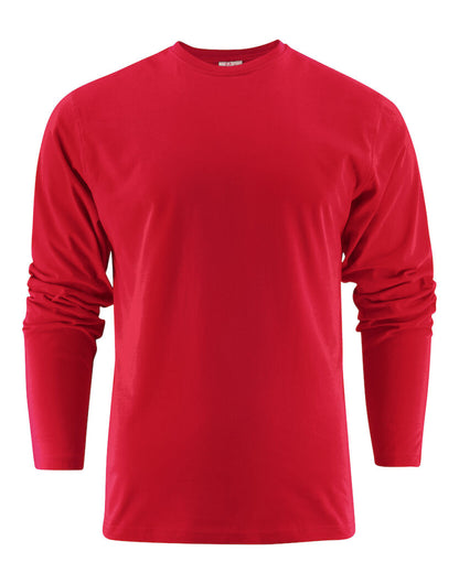 Printer EShort Sleeveentials Unisex Heavier Pro LS PE2264034 - Red - Customisable T-Shirt