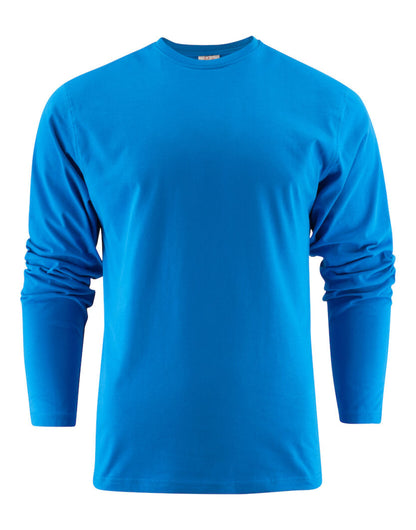 Printer EShort Sleeveentials Unisex Heavier Pro LS PE2264034 - Ocean Blue - Customisable T-Shirt