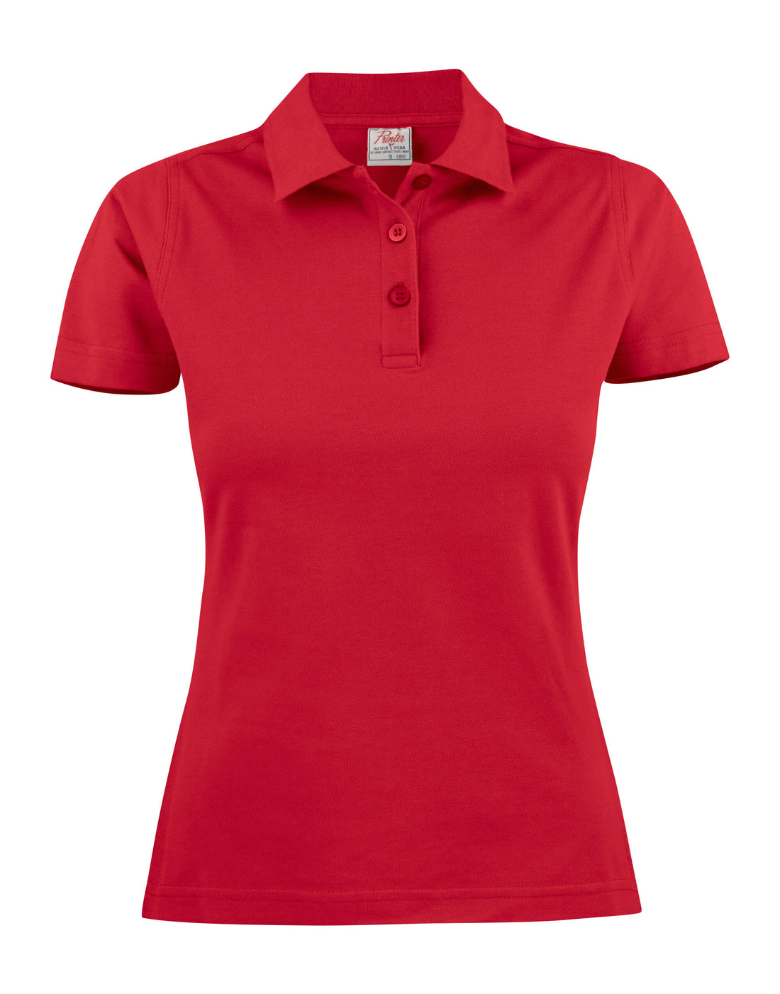 Printer Ladies Pique Surf Polo PE2265009 - Red - Customisable Polos