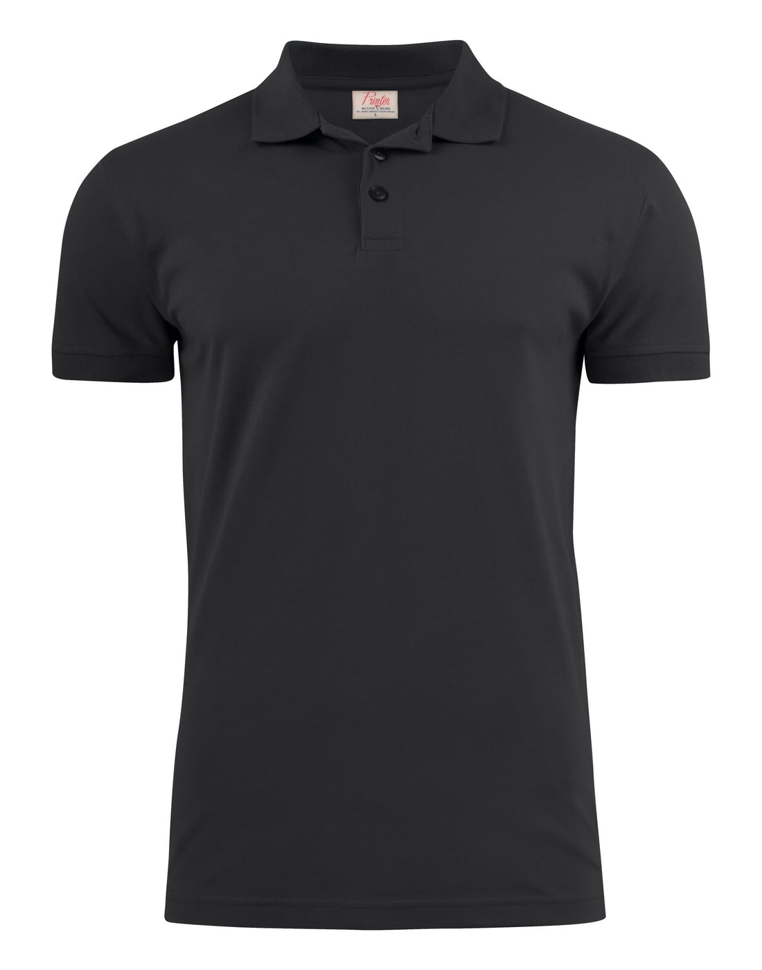 Printer Mens Surf Stretch Polo PE2265020 - Black - Customisable Polos