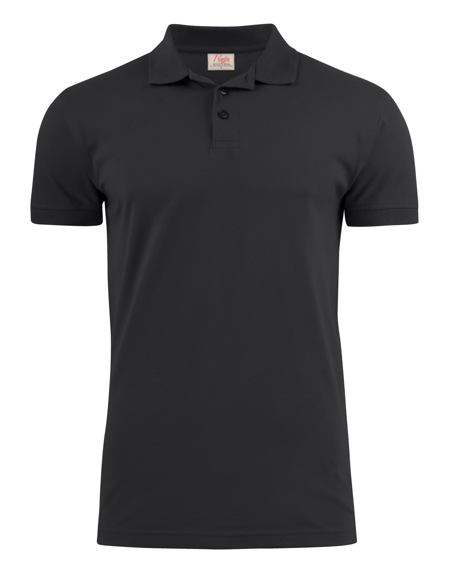 Printer Mens Surf Stretch Polo PE2265020 - Black - Customisable Polos