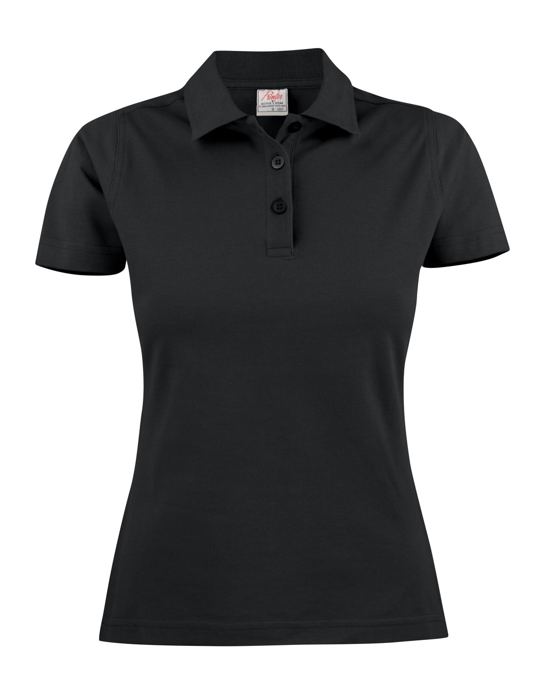 Printer Ladies Surf Light Polo PE2265023 - Black - Customisable Polos