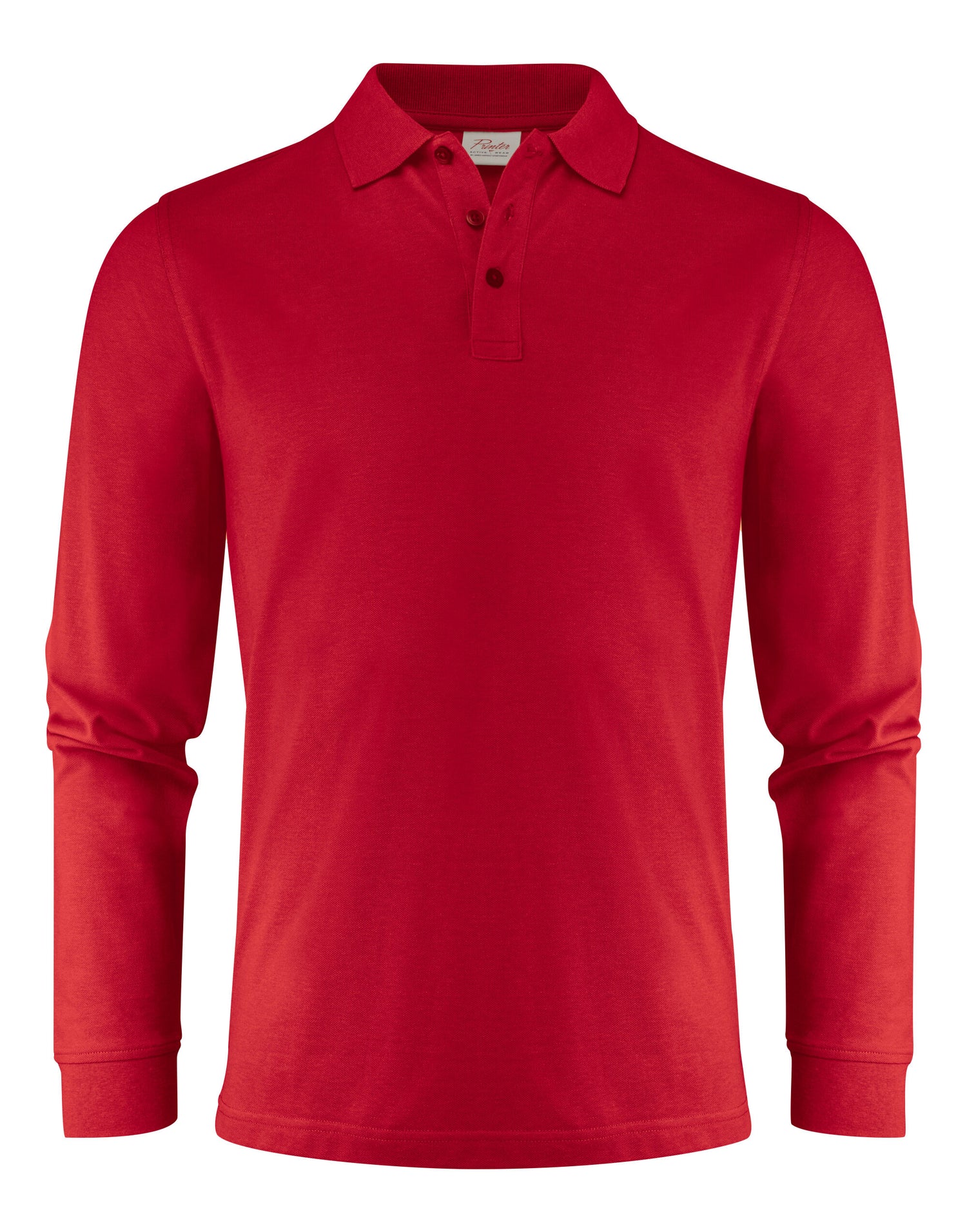 Printer Mens Surf Pro LS Polo PE2265026 - Red - Customisable Polos