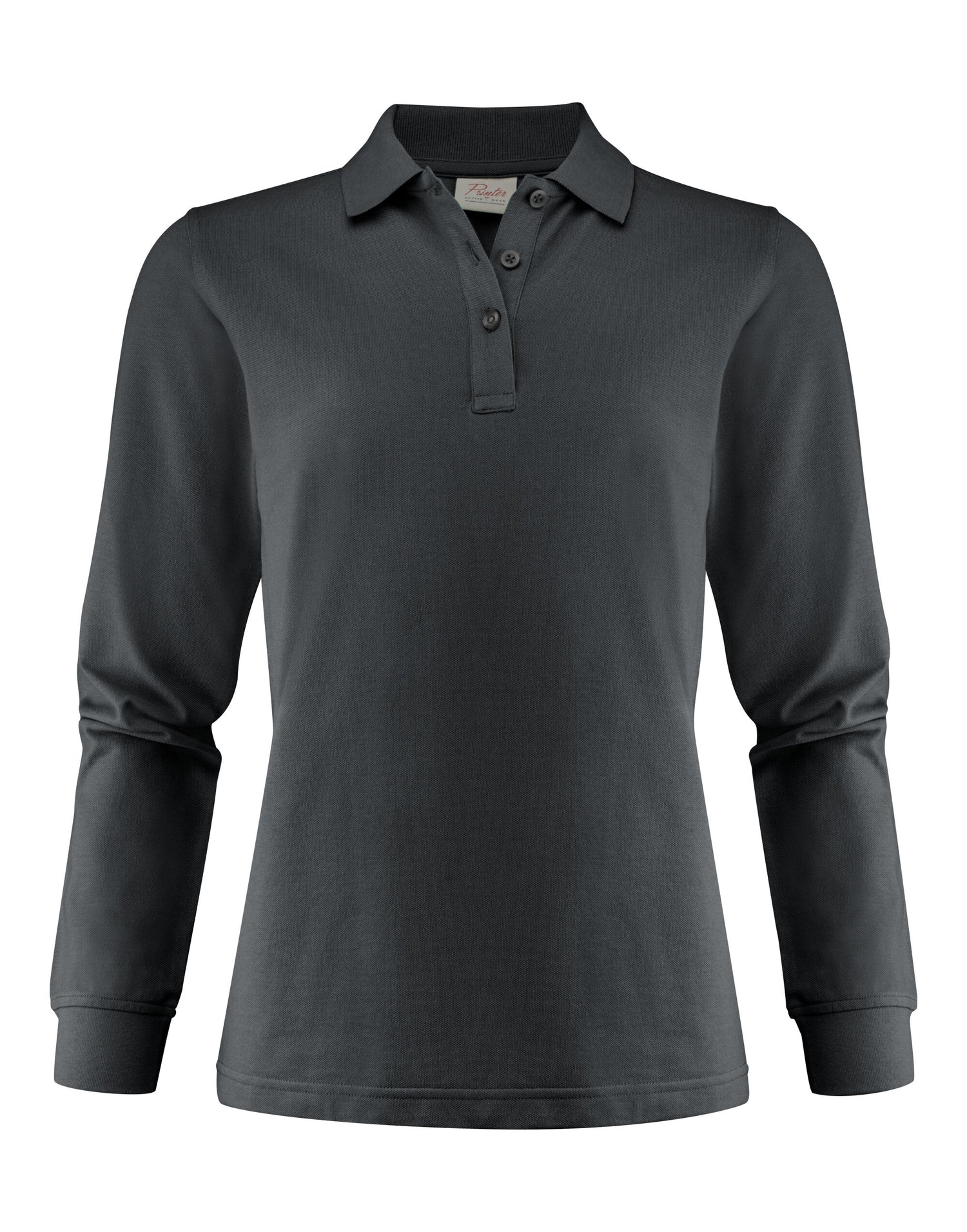 Printer Ladies Surf Pro LS Polo PE2265027 - Steel Grey - Customisable Polos